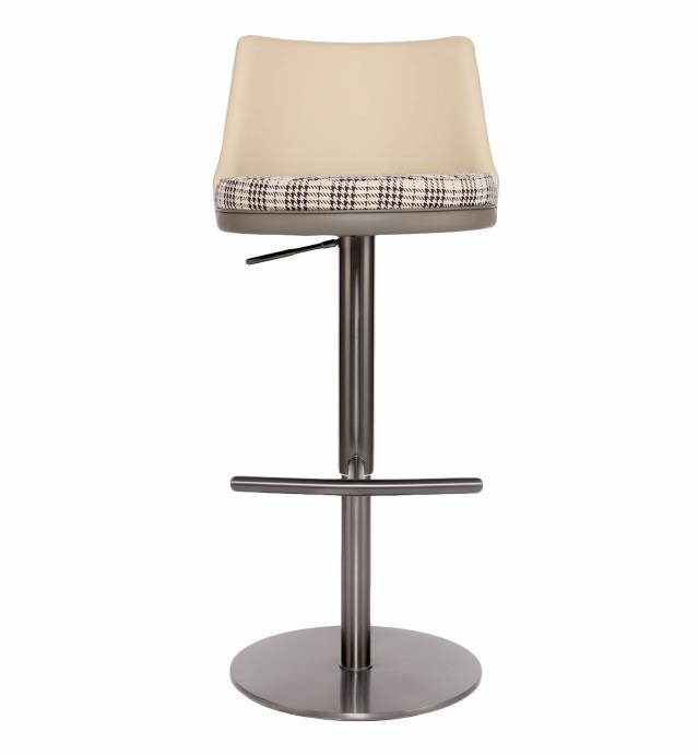 Altura ajustável Barst às cadeira de barra moderna Cadeira de aço inoxidável Metal Barstool