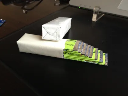 automatic stick chewing gum packing machine