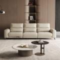 3-Seat Leather Reclining Sectional Sofa