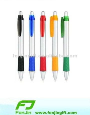 cheap promotional pen with rubber holding