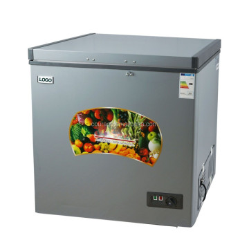 12V DC Solar-Powered Deep Freezer for Meat, Vegetables, and Milk