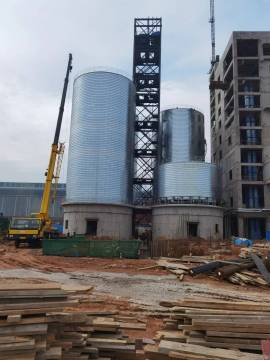 Silo Batu Kapur Anti Korosi untuk Penyimpanan Massal