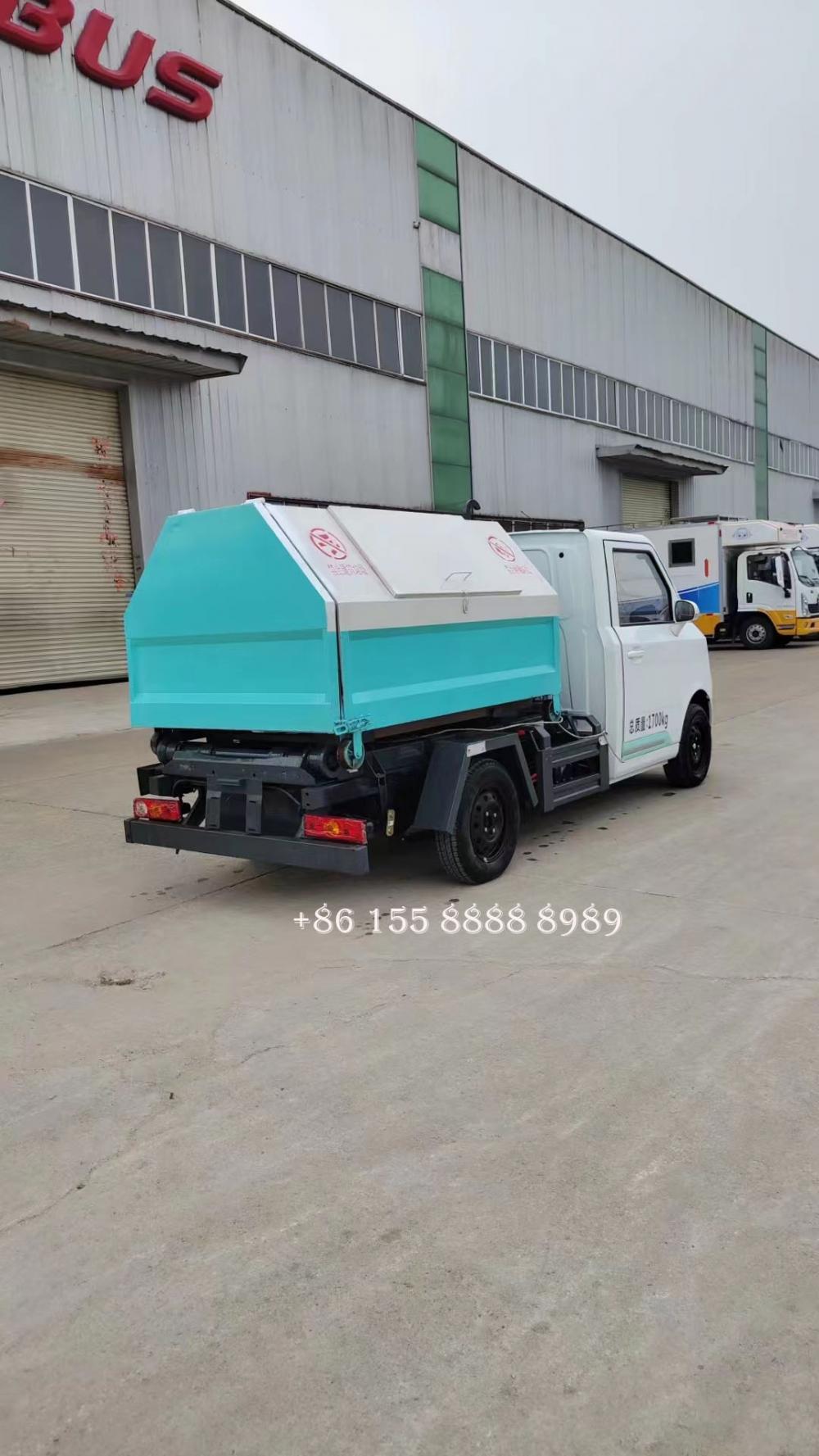 New Energy Hook Arm Garbage Truck 6 Jpg