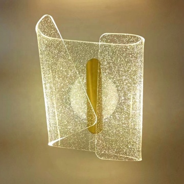 Lampada a parete di lusso nordica per camera da letto e soggiorno