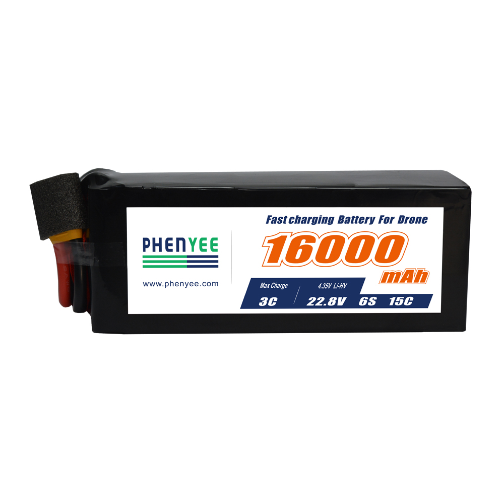 6s 16000 mAh aangepaste snelle oplaadbatterij voor drones