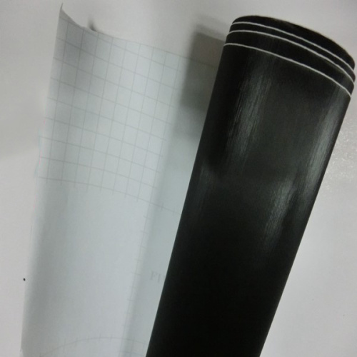 Brushed Metallic Black Wrapping Film