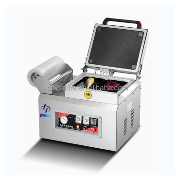 Fresh Food Salmon Manual Tray Sealing Packing Machine for Fruit Vacuum Packing
