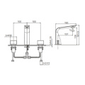 Vogue Mixer 3-Hole Basin