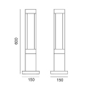 Luzes de jardim externo de 6 W diretas da fábrica