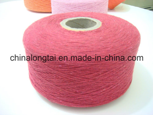 Red Black White Recycled Cotton polyester Yarn