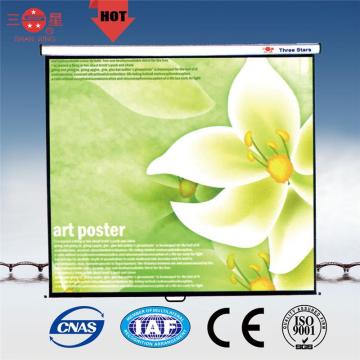 Remote control glass bead matte white Motorised projector screen