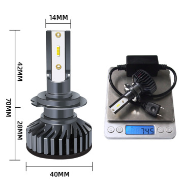 Super Bright LED Car Headlights: F2 1860 Lumen High & Low Beam H4 H7 H11 Bulbs