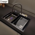 Stainless Steel Sink Wholesale Basin Waterfall Faucet