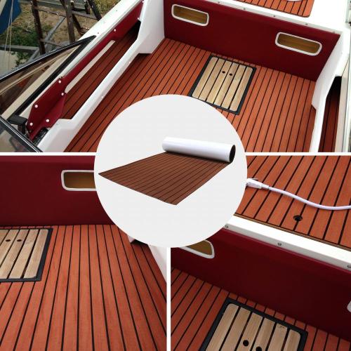 EVA Marine Anti-Slip Waterproof Faux Teak Deck Flooring