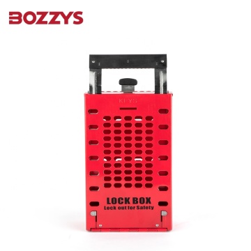 Portable Wall-Mountable Steel Safety Group Lockout Tagout Kit Box