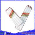 6Pcs paquet de cellophane cire blanche bougie