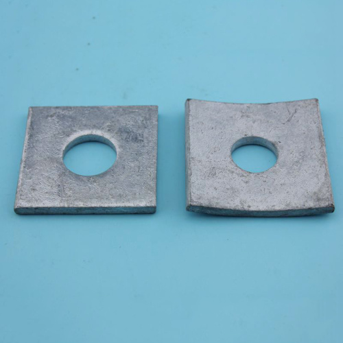 Galvanized Flat and Curved Square Washer