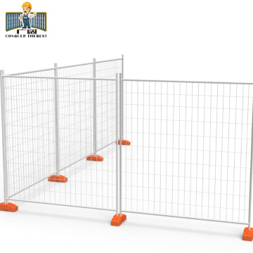 Pannello di recinzione temporaneo mobile galvanizzato