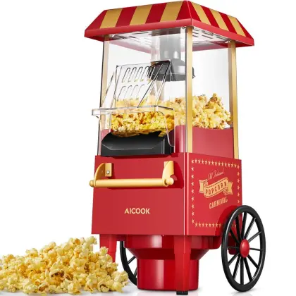 Anbo Hot Sale Mini Automatic Popcorn Maker - No Sugar, Oil-Free Popcorn Machine