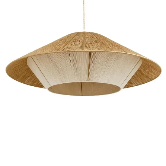 Modern Nordic Loft Wicker Rattan Pendant Light