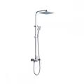 Brushed Nickle SS304 Big Spray Bathroom Shower Set