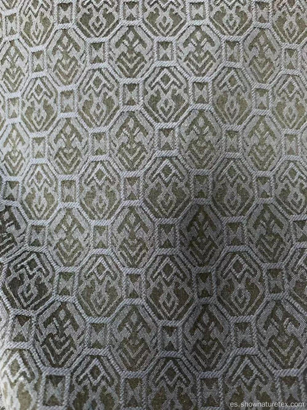 Algodón Poliéster Jacquard Spandex Tejido