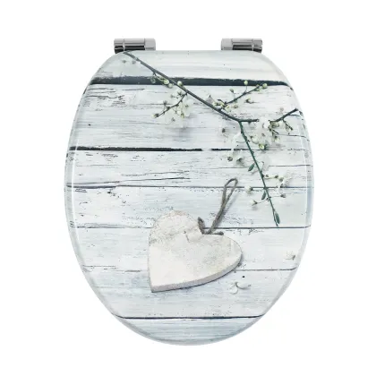 Fanmitrk Toilet Seat Love Lock Pattern MDFDJ2502