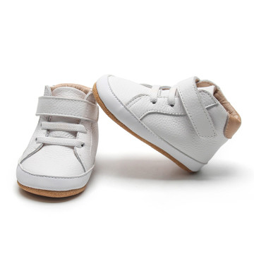 Novos botas de bebê de couro para unissex