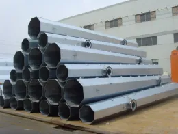 Durable 30m Steel Octagonal Pole for Power Infrastructure