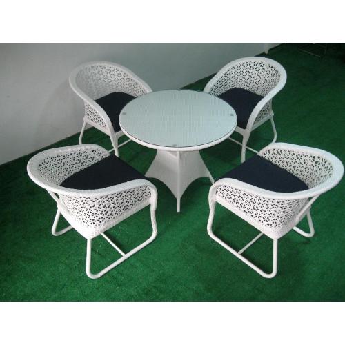 Garden Furniture Rattan Chair And Table For Dining