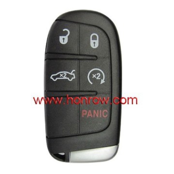 GM Dodge 4+1 button car remote key with 433Mhz
