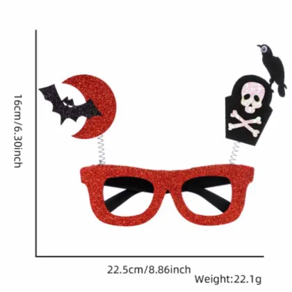 Bat Shaped Sunglasses for Men and Women - Gothic Halloween Party Glasses