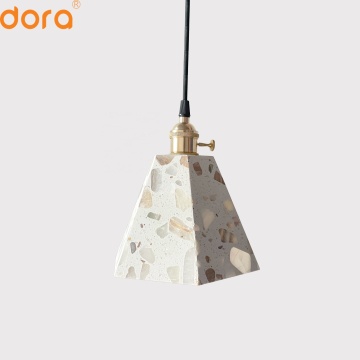 Natural Transparent Ore Marble Chandelier for Restaurant and Bar Decoration