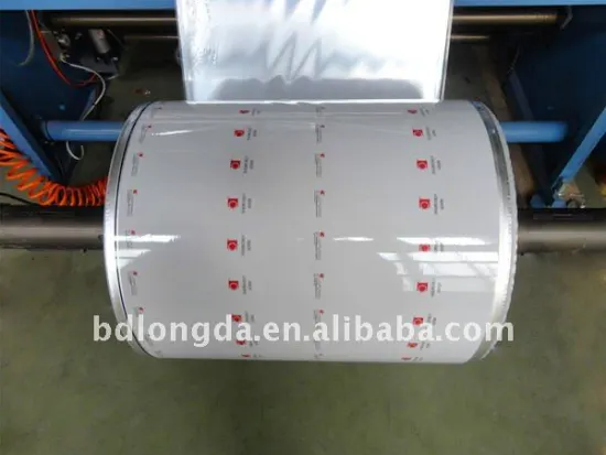 Laminated aluminium pe film roll
