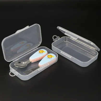 SUNSHING Clear Box Packaging Empty Boxes With Plastic Clips Transparent Plastic Boxes