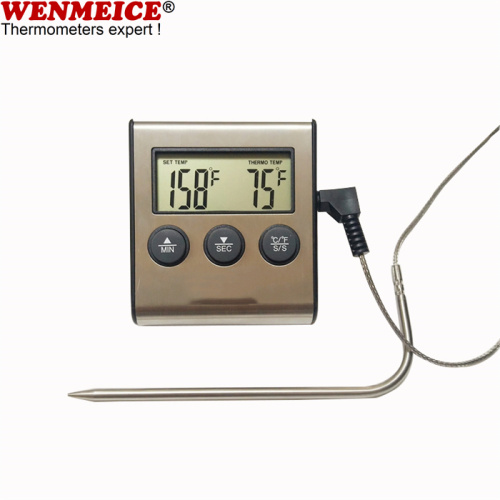 Digital Barbecue Food Thermometer with Timer LFGB