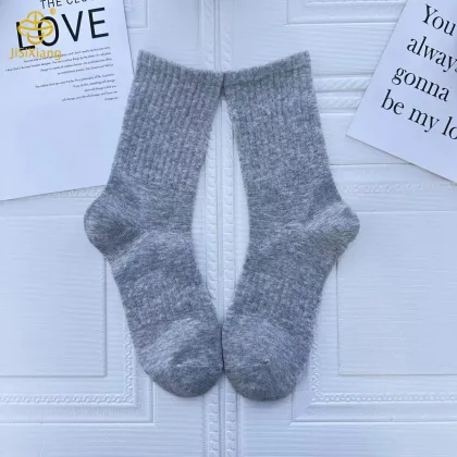 Autumn and Winter Solid Color High Socks Sports Socks