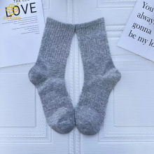 가을과 겨울 단색 하이 양말 스포츠 양말