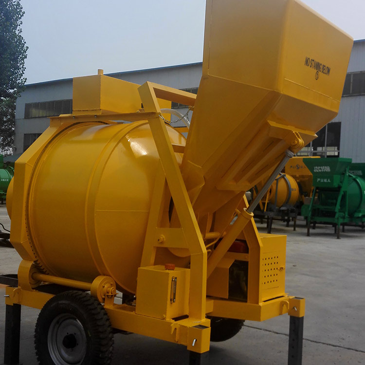 Electric small portable JZC drum concrete mixer