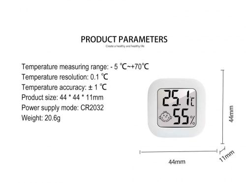 Μεγάλο μετρητή υγρασίας θερμοκρασίας οθόνης LCD