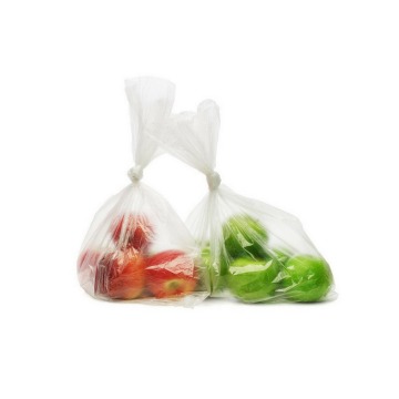 Clear Supermarket HDPE Plastic Produce Roll Bag