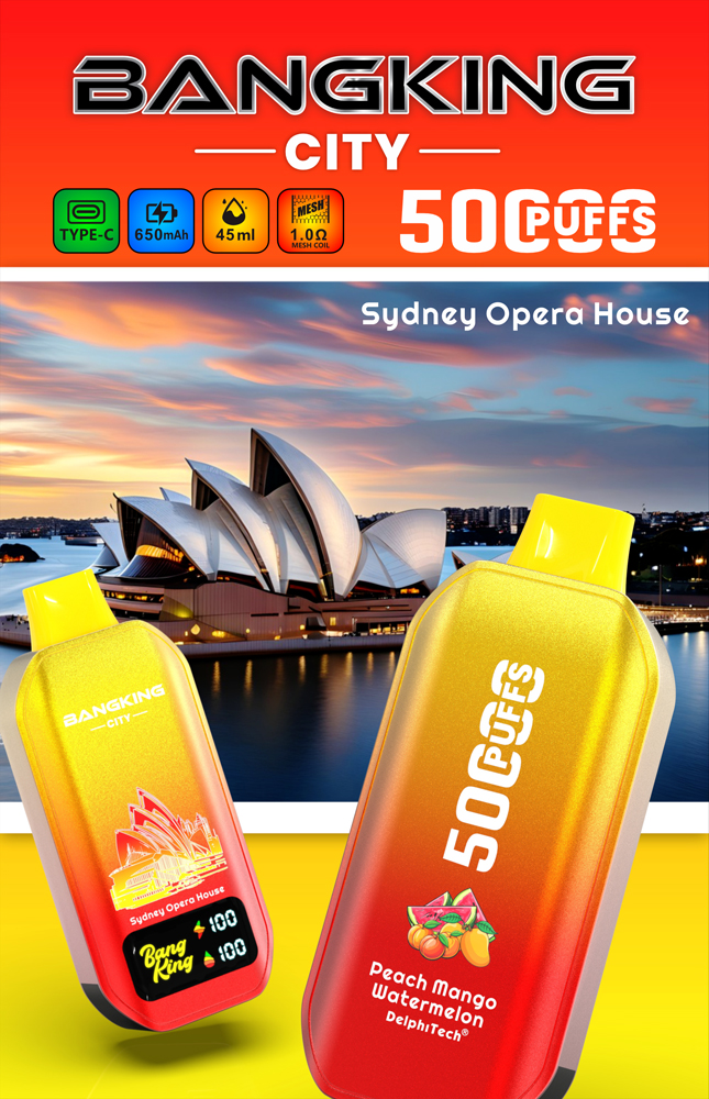 Kota Bangking Asli 50k Puffs E Vape Rokok