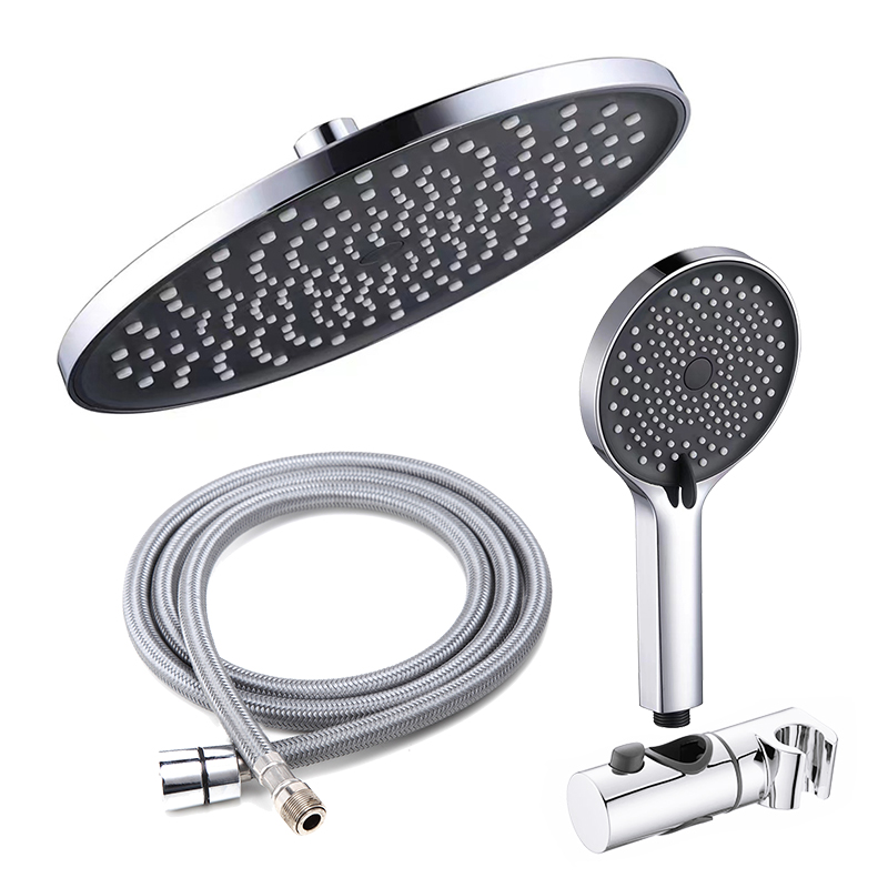 Matte Black Rain Shower Head For Taps Aquasource