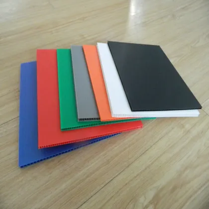 Wholesale white 8mm thickness plastic corrugated board plastic board aluminum hollow profile