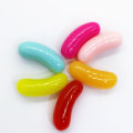 Colorful Round Strip Candy Resin Cabochon Mini Beads Slime Handmade Craft Decoration Charms Desk Ornaments Jewelry Supply