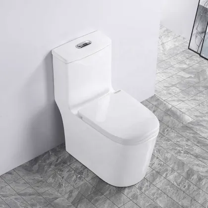Siphon Sanitary Ware WC Inodoro - 300mm Elongated One Piece Dual Flush Toilet