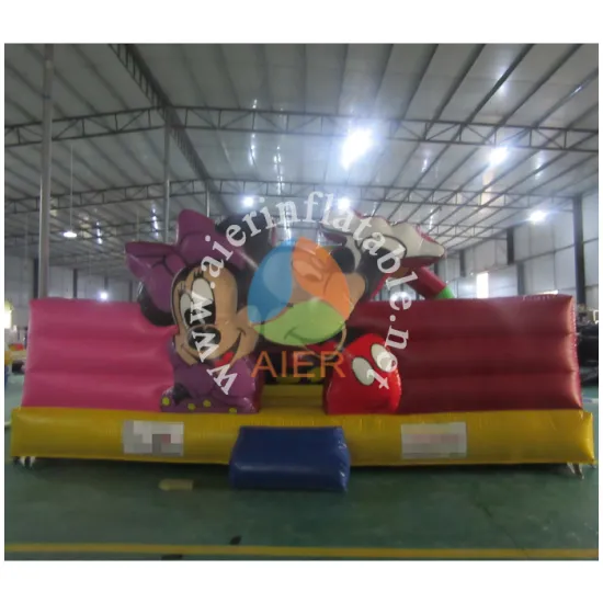 2016 Aier guangzhou Mickey Mouse inflatable large bouncy combo /Mickey mouse painting inflatable funland