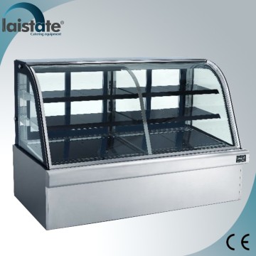 Double Temperature Counter Top Bakery Display Cabinet