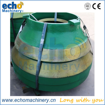 cone crusher durable parts concave and mantle with CE certificate