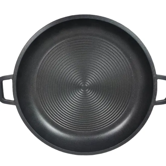 Die Cast Aluminum Pizza Pan with Marble Coating - 32/36cm Non Stick Tawa Pan